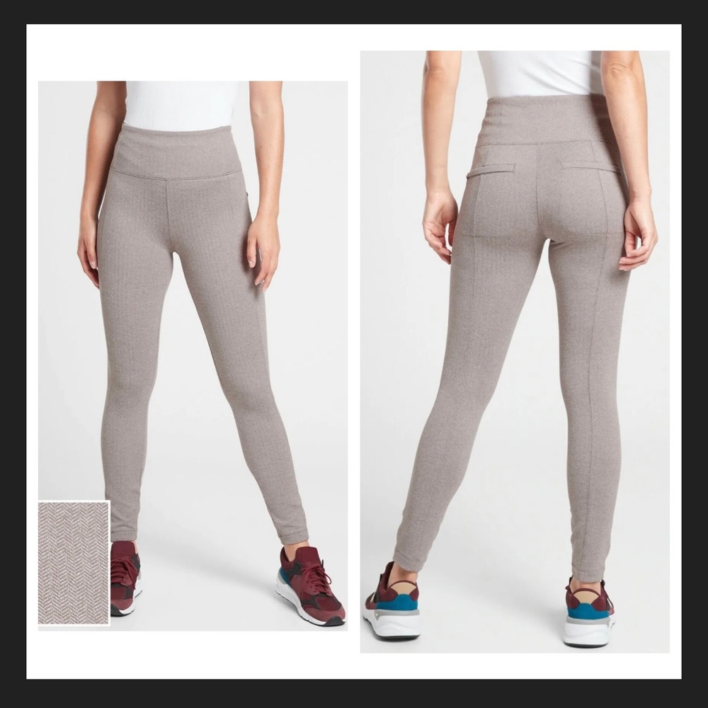 Athleta DELANGEY HERRINGBONE TIGHT Leggings